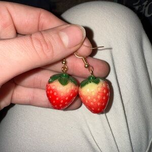 Strawberry Dangle Earrings